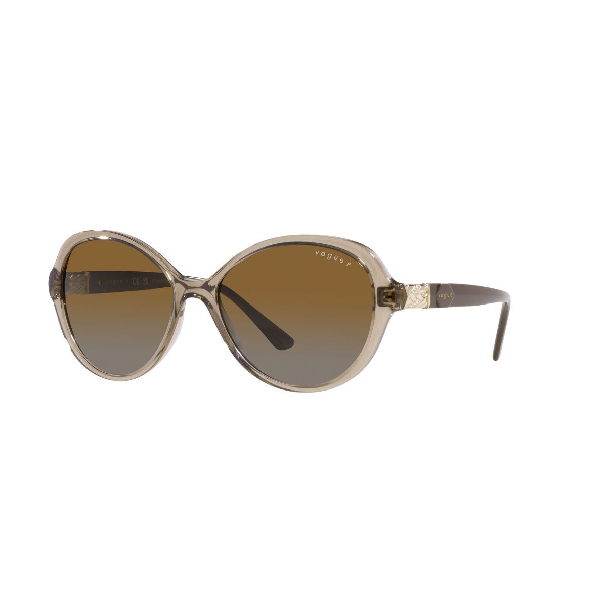 Buy Vogue Eyewear Women Brown Butterfly Sunglasses Online