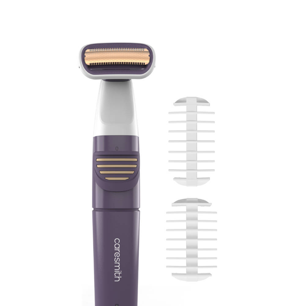 Caresmith Bloom Bikini Electric Painless Hair Remover Trimmer - Purple