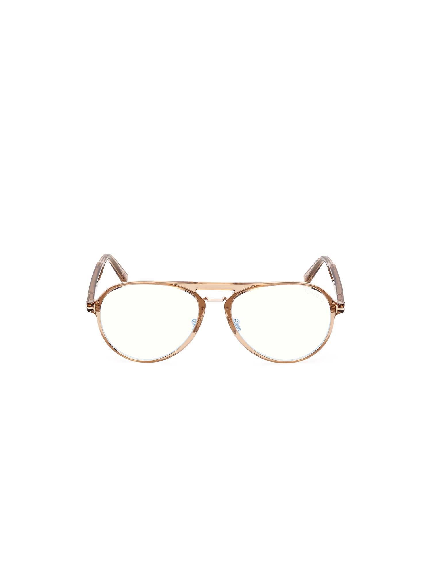 Tom Ford Eyewear Men Brown Acetate Full Rim Frame (Ft5981-B 57 045) (57)