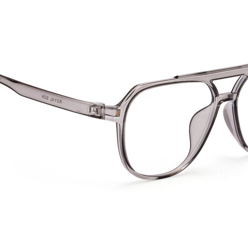 ROYAL SON Aviator Transparent Grey Latest Spectacles Frames for Men Women  SF0060-C2