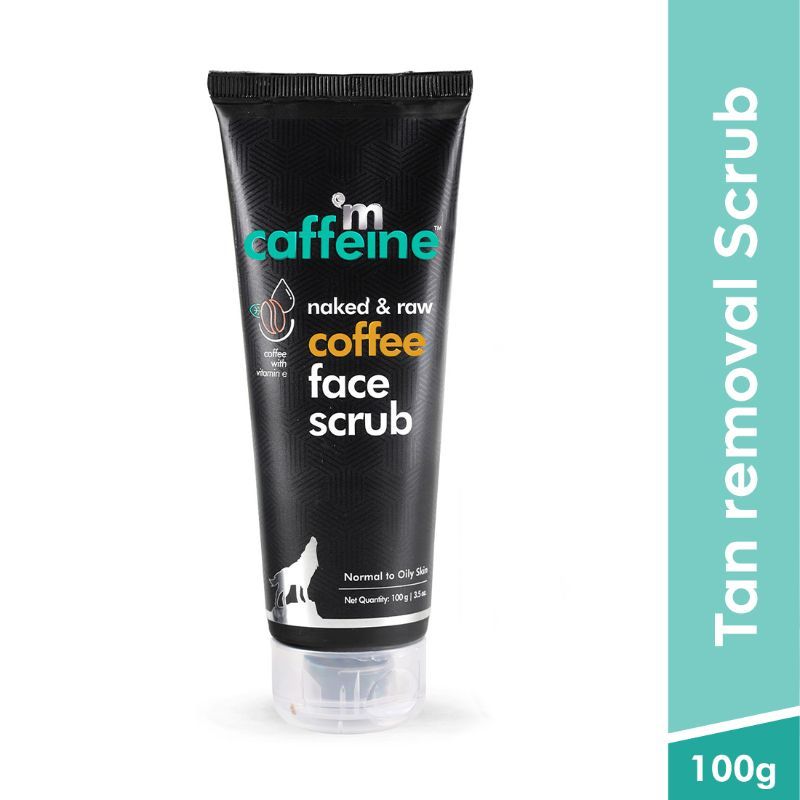 MCaffeine D-Tan Exfoliating Coffee Face Scrub With Walnut & Vitamin E for Fresh & Glowing Skin