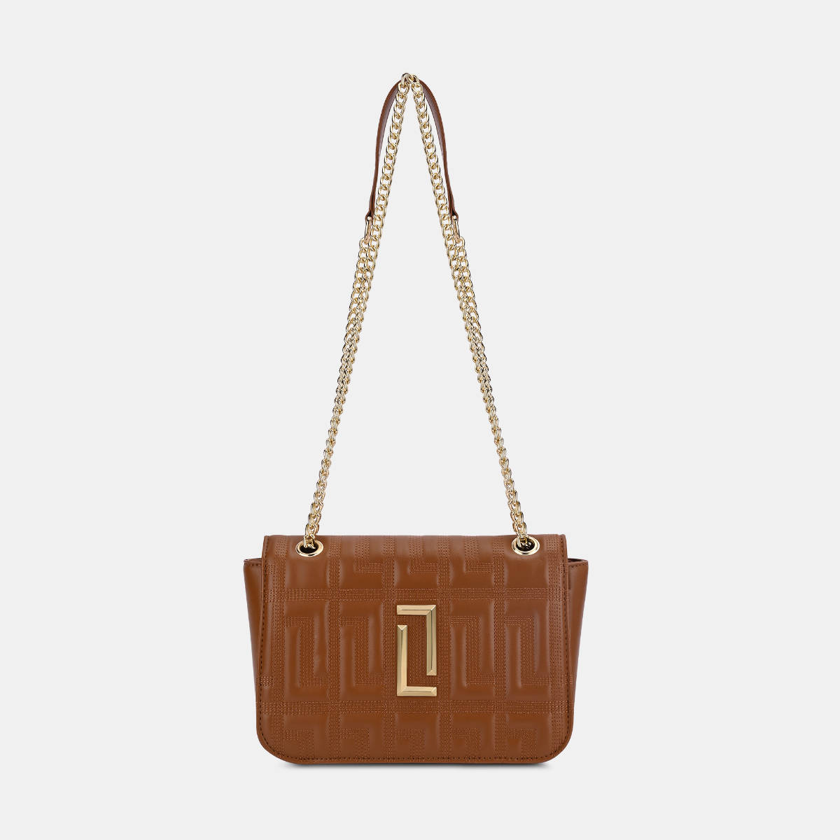 Lavie Luxe Caroline Women's Medium slingbag (Tan) (M)