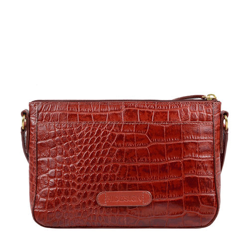 Hidesign Women Sling Bag (Red) - SaumyasStore