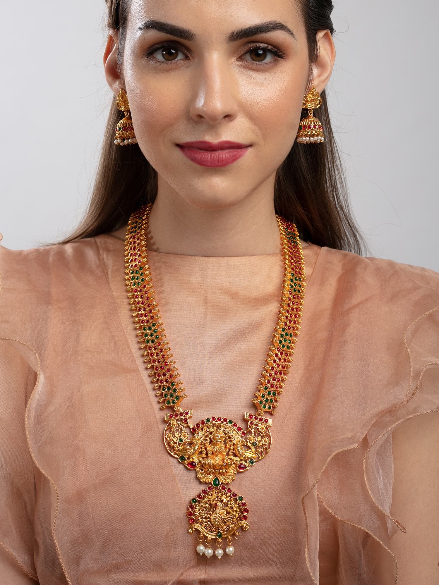 Zaveri Pearls Gold Tone Traditional 