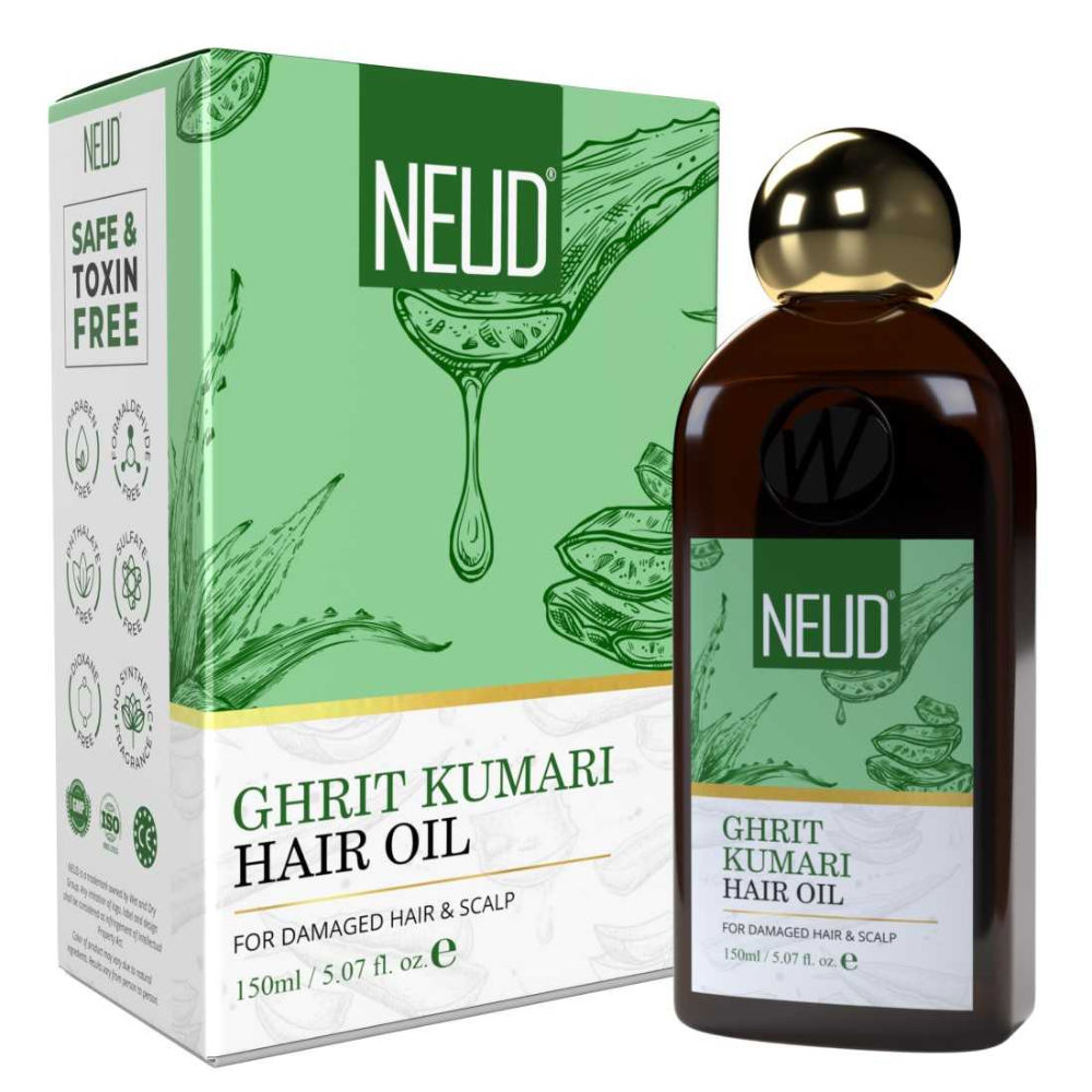 Neud Premium Ghrit Kumari Hair Oil for Men & Women