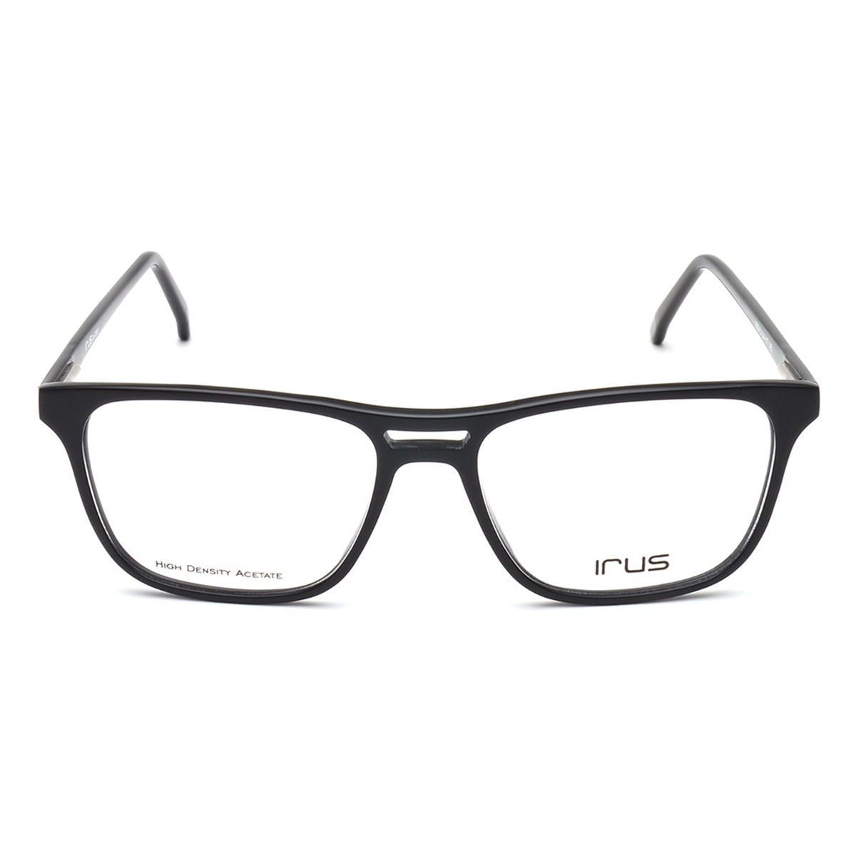 IRUS Rectangle IR2009C1FR Black Large Eyeglass Frames