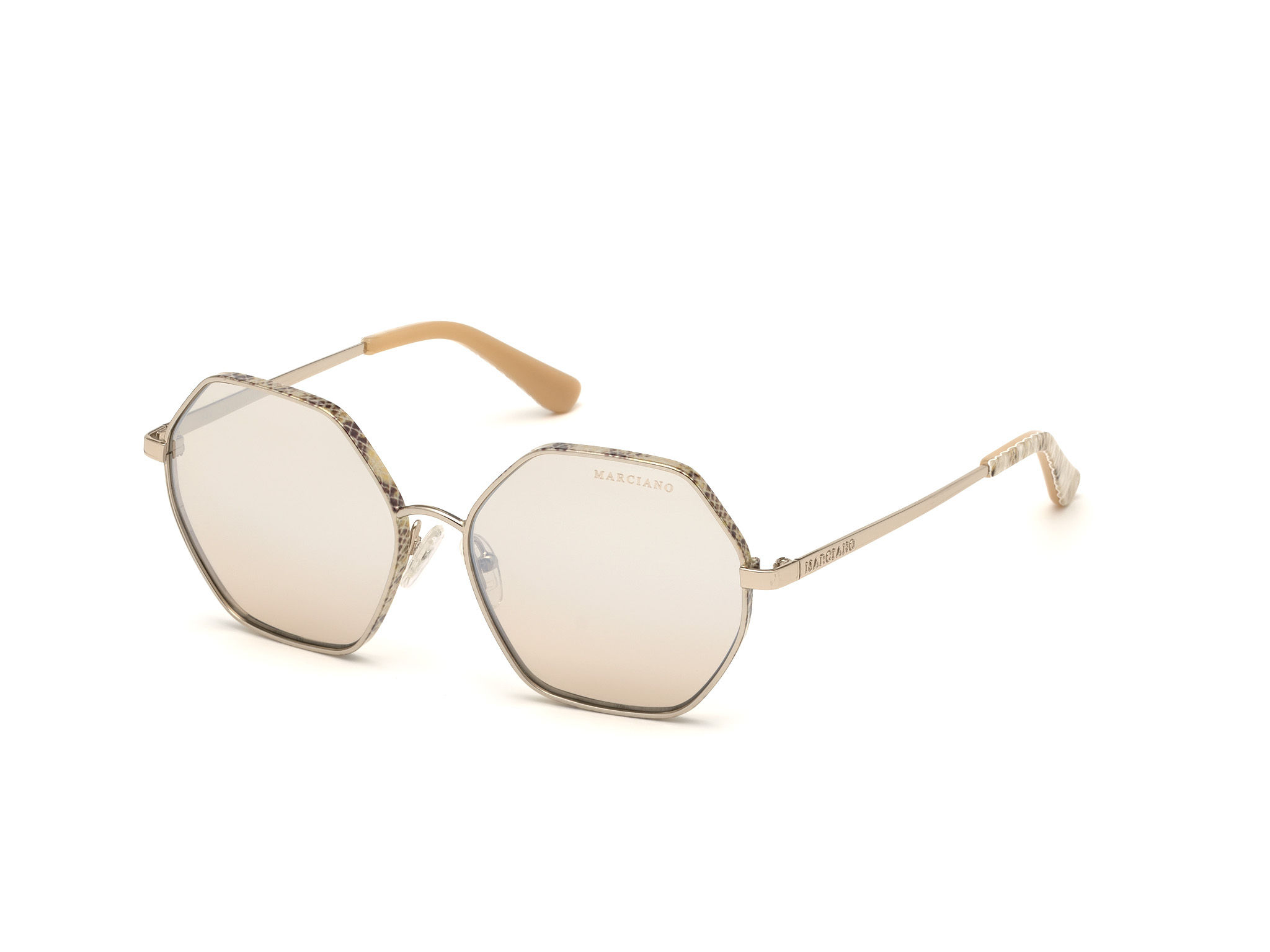 Guess Gold Metal Sunglasses
