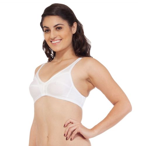 Buy SOIE Full Coverage Padded Non-Wired Lace Bra-Pack of 2-Multi-Color  online