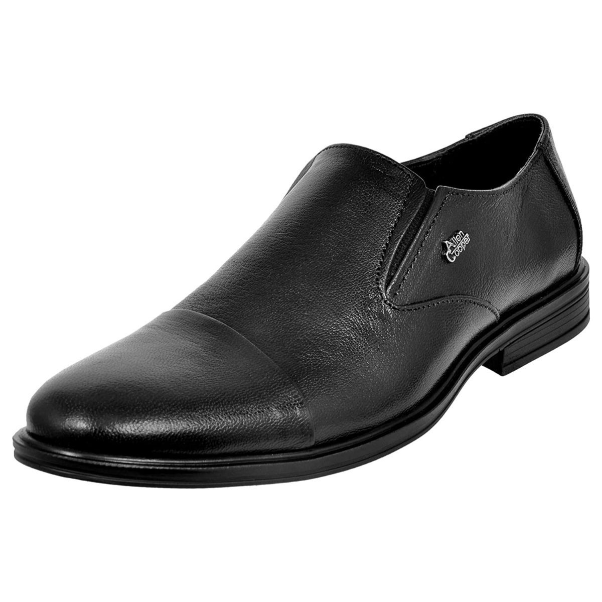 Allen Cooper Black Formal Shoes For Men - 9