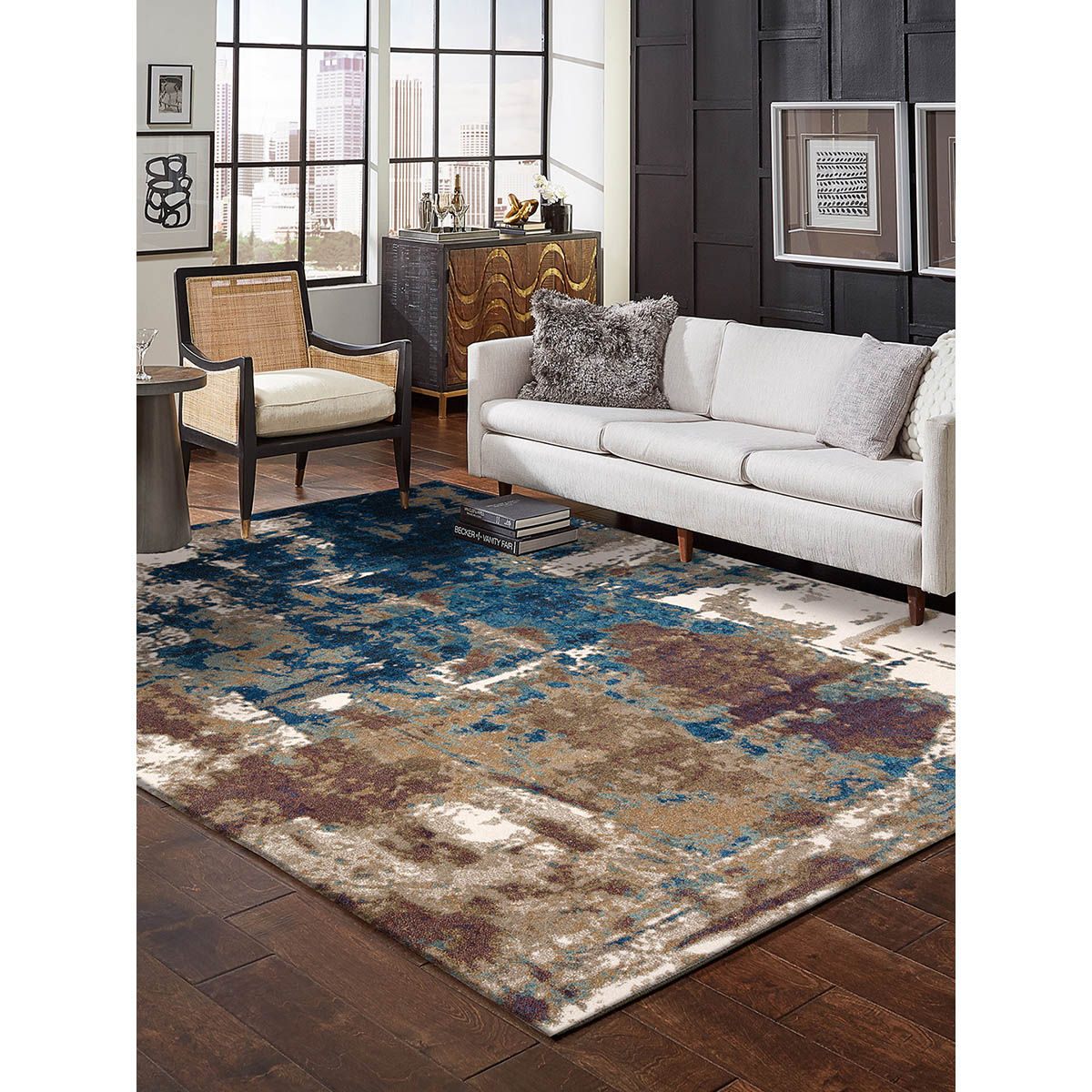 Ddecor Live Beautiful Multi PolypropyleneMediumRugAustin Buy