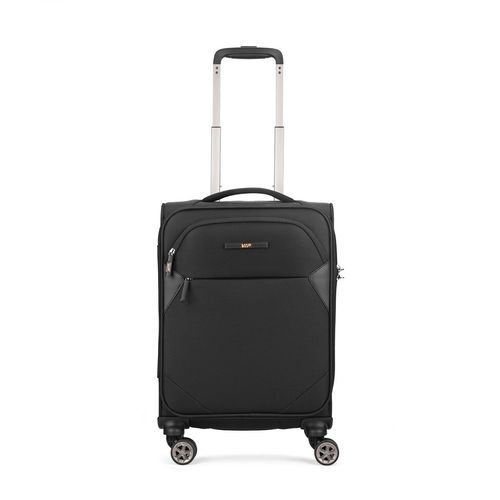 VIP Cabin Trolley with Wheels on Suitcase, 360 Degree Spin Black Luggage  Bag (S)