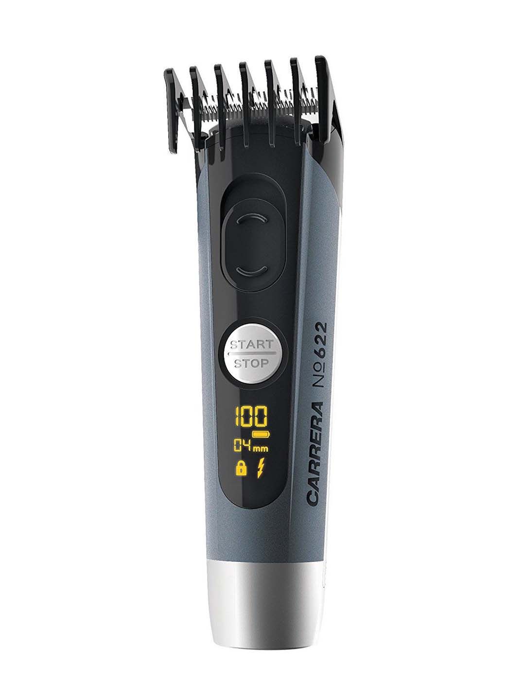 CARRERA 622 Professional Rechargeable USB Wireless Hair Beard Trimmer with LED and 2 Variable Combs