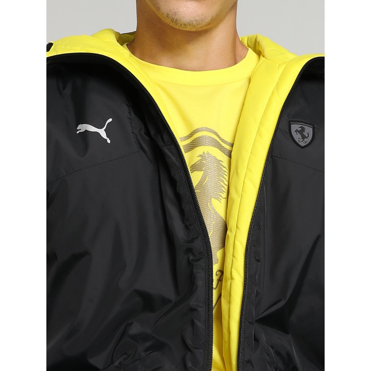 Ferrari yellow hot sale jacket