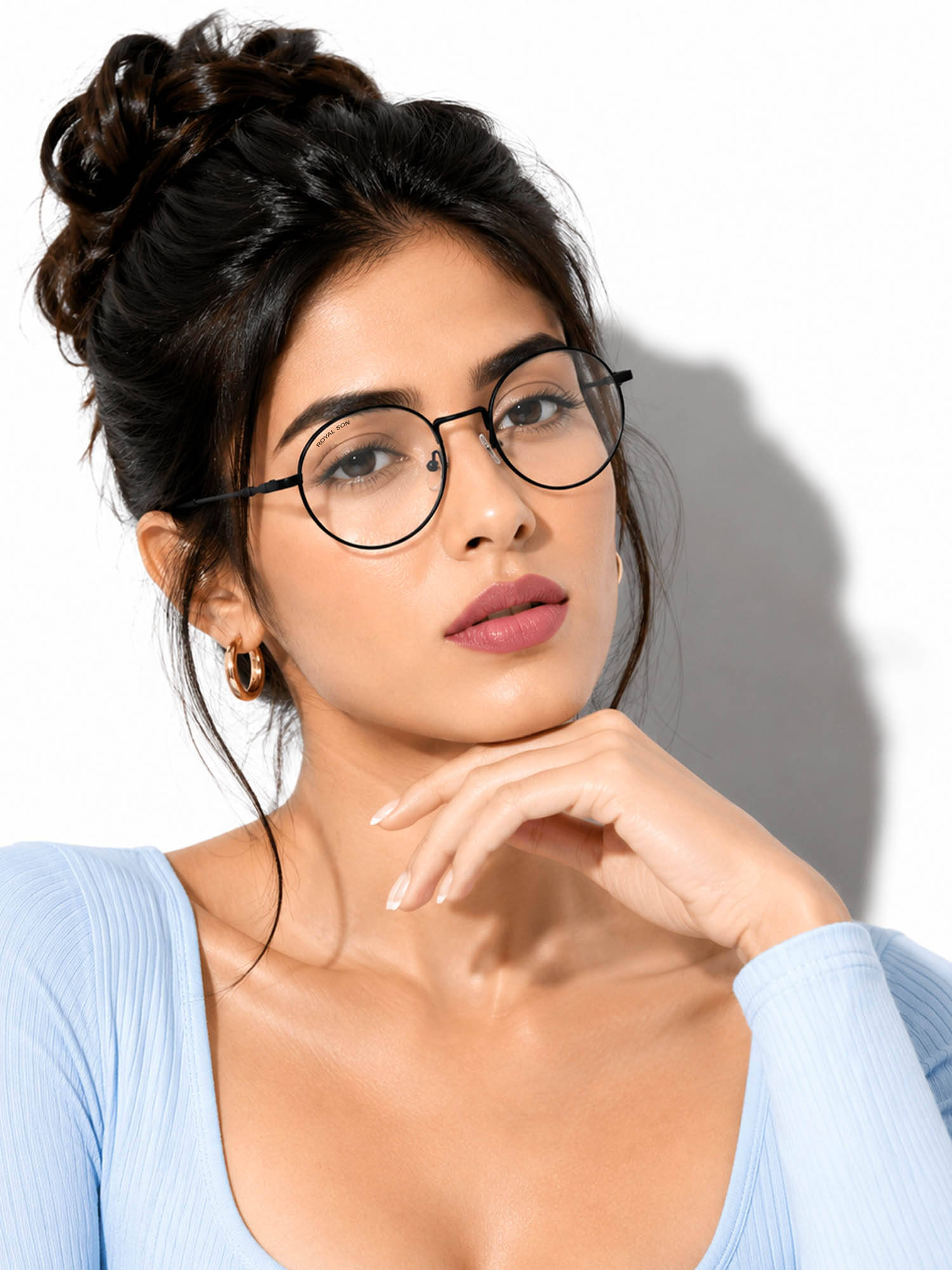 Royal Son Clear Metal Spectacles Frame