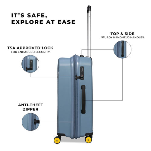 Buy EUME Wanderer Cabin 55 Cm and Check-In Large 76 Cm Luggage-Set