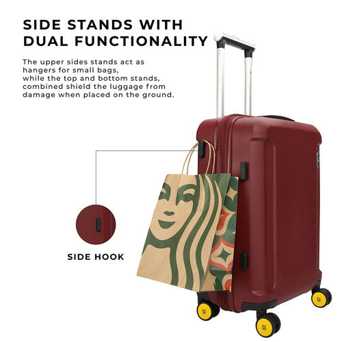 EUME Nomad Cabin Medium Large Luggage-Set of Carmine Red