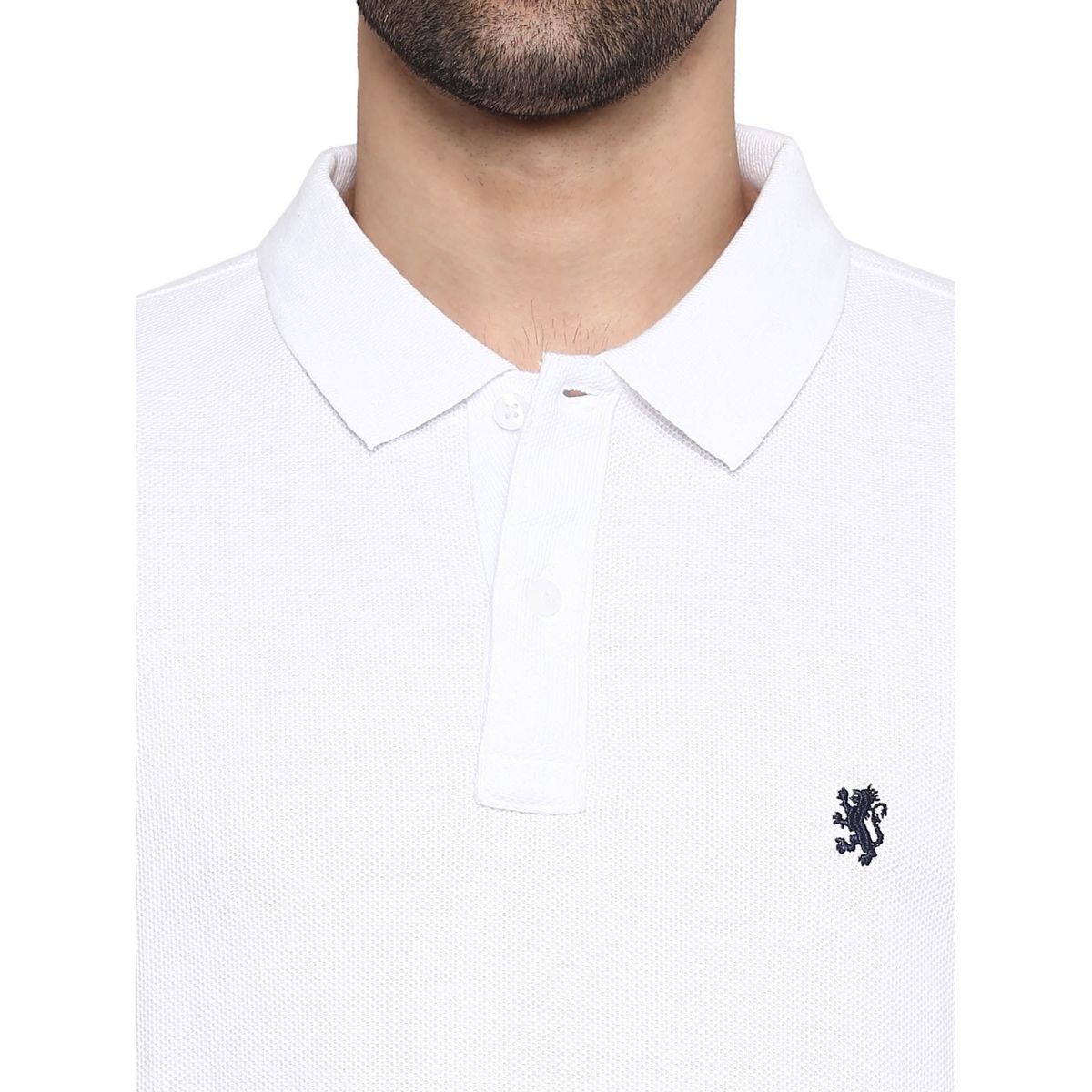 Buy Red Tape White Half Sleeves Polo T-Shirt Online
