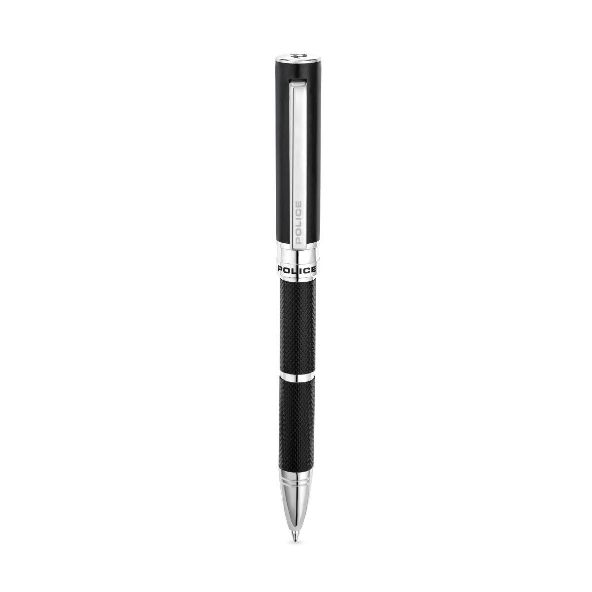 Police Cordia Black & Silver Ub Mngrm Lb W-Silver Terms Pen