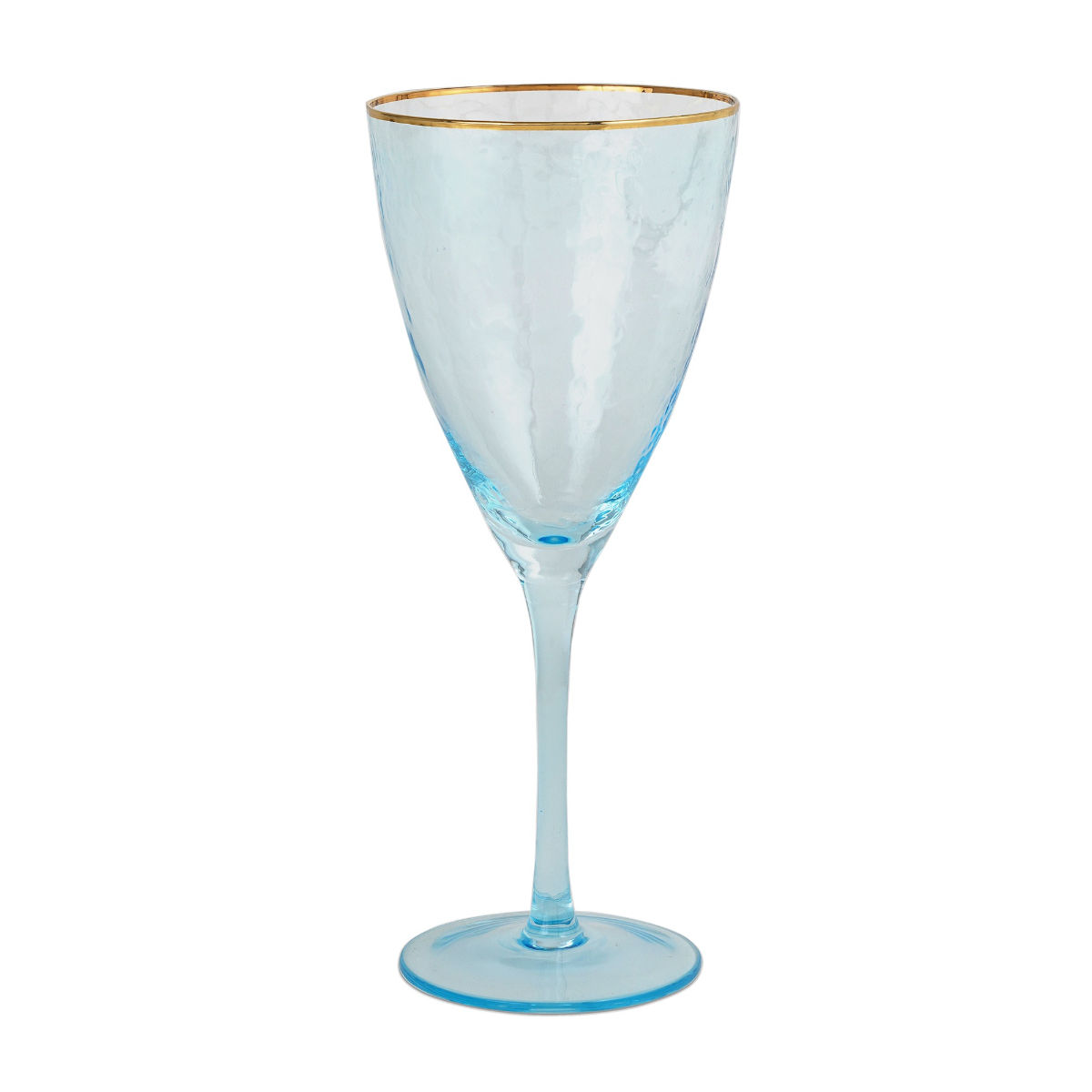 Pure Home + Living Set of 4 Light Blue Hammered Wine Glasses Buy Pure
