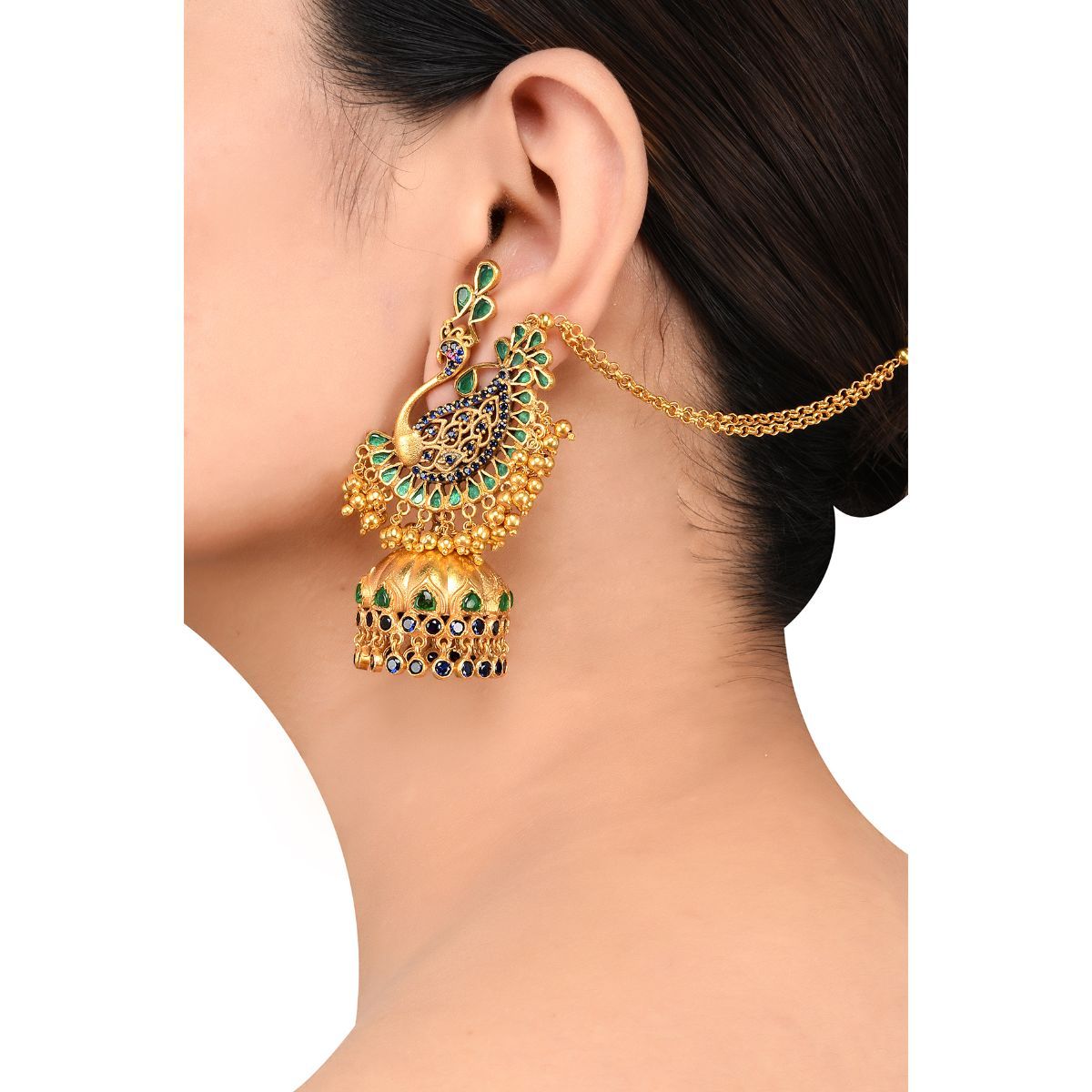 Amrapali clearance gold jhumkas