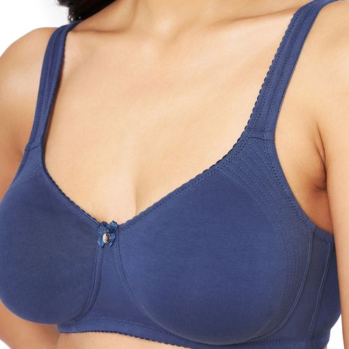 Buy Amante Solid Non Padded Non-wired Full Coverage Super Support Bra Online