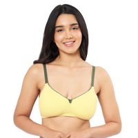 Buy Amante Solid Non Padded Non-Wired Full Coverage Support Bra Black at