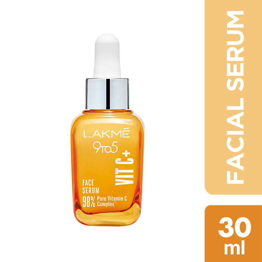 Lakme 9To5 Vitamin C+ Facial Serum With 98% Pure Vitamin C Complex For ...