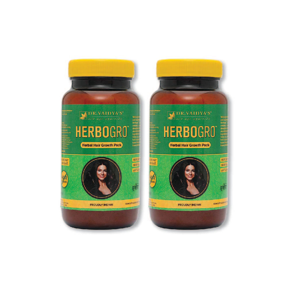 Dr. Vaidya's Herbogro - Herbaal Hair Growth and Anti-Hairfall - Pack of 2:  Buy Dr. Vaidya's Herbogro - Herbaal Hair Growth and Anti-Hairfall - Pack of  2 Online at Best Price in India | Nykaa