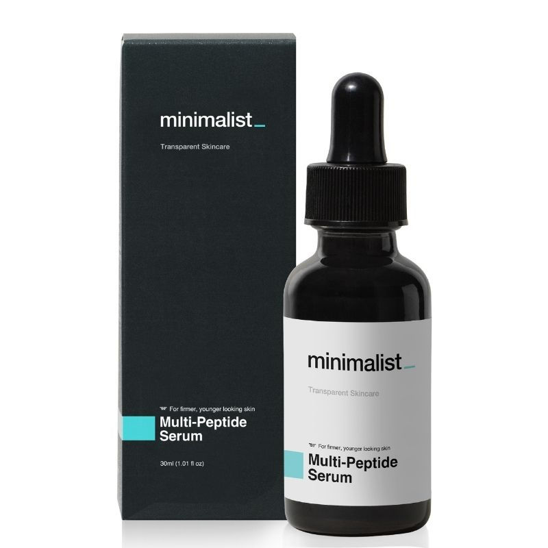 Minimalist Multi Peptides Serum for Anti Aging & Collagen Booster with Matrixyl 3000 & Bio-placenta