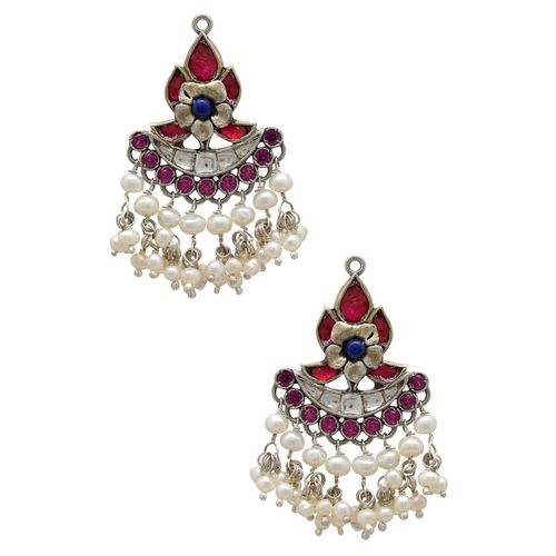 Tribe Amrapali Silver Nirja Earrings