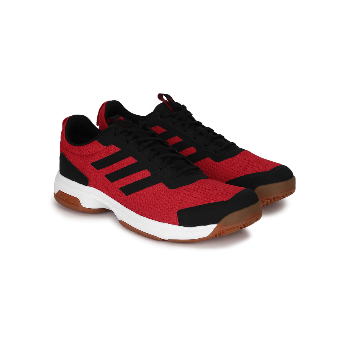 adidas red training shoes