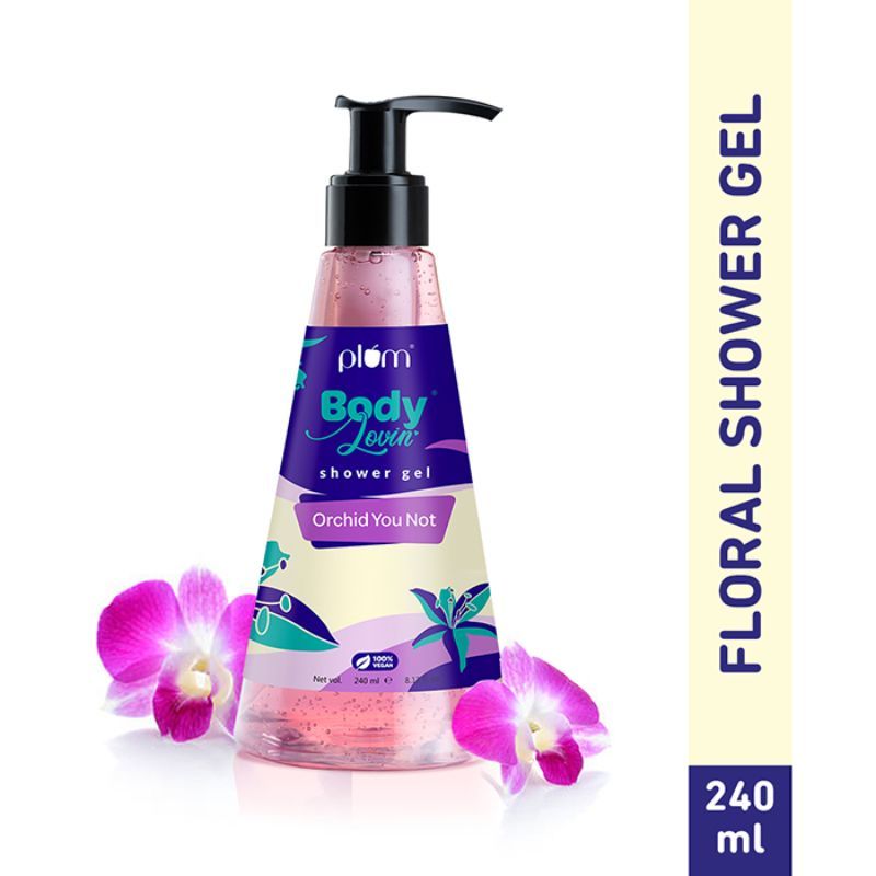 Plum BodyLovin' Orchid-You-Not Shower Gel - Fresh Floral SLS-Free Body Wash