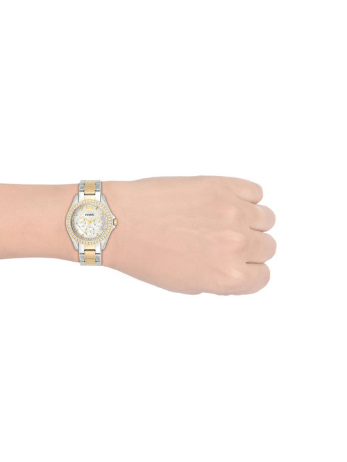 Fossil ES3204 Riley Two Tone Watch For Women