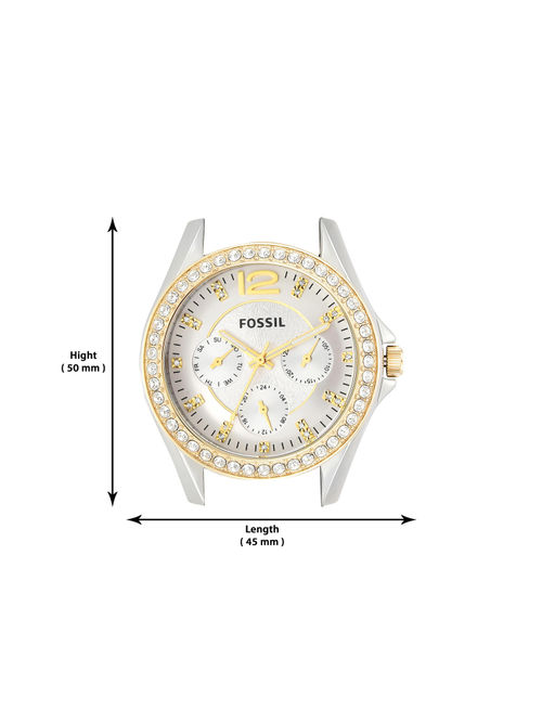 Buy Fossil ES3204 Riley Two Tone Watch For Women Online