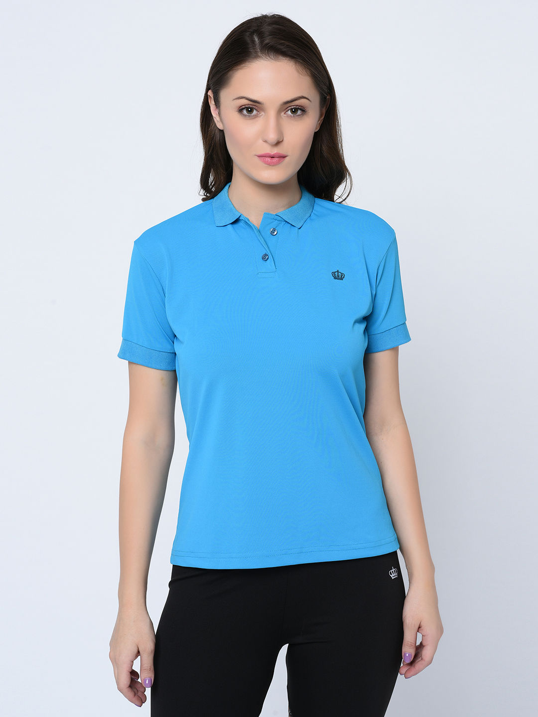 polo neck t shirts for women