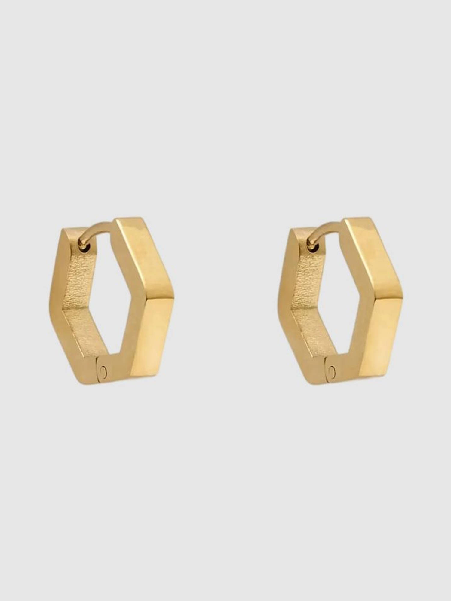 Forever New Matilda Hexagon Small Hoop