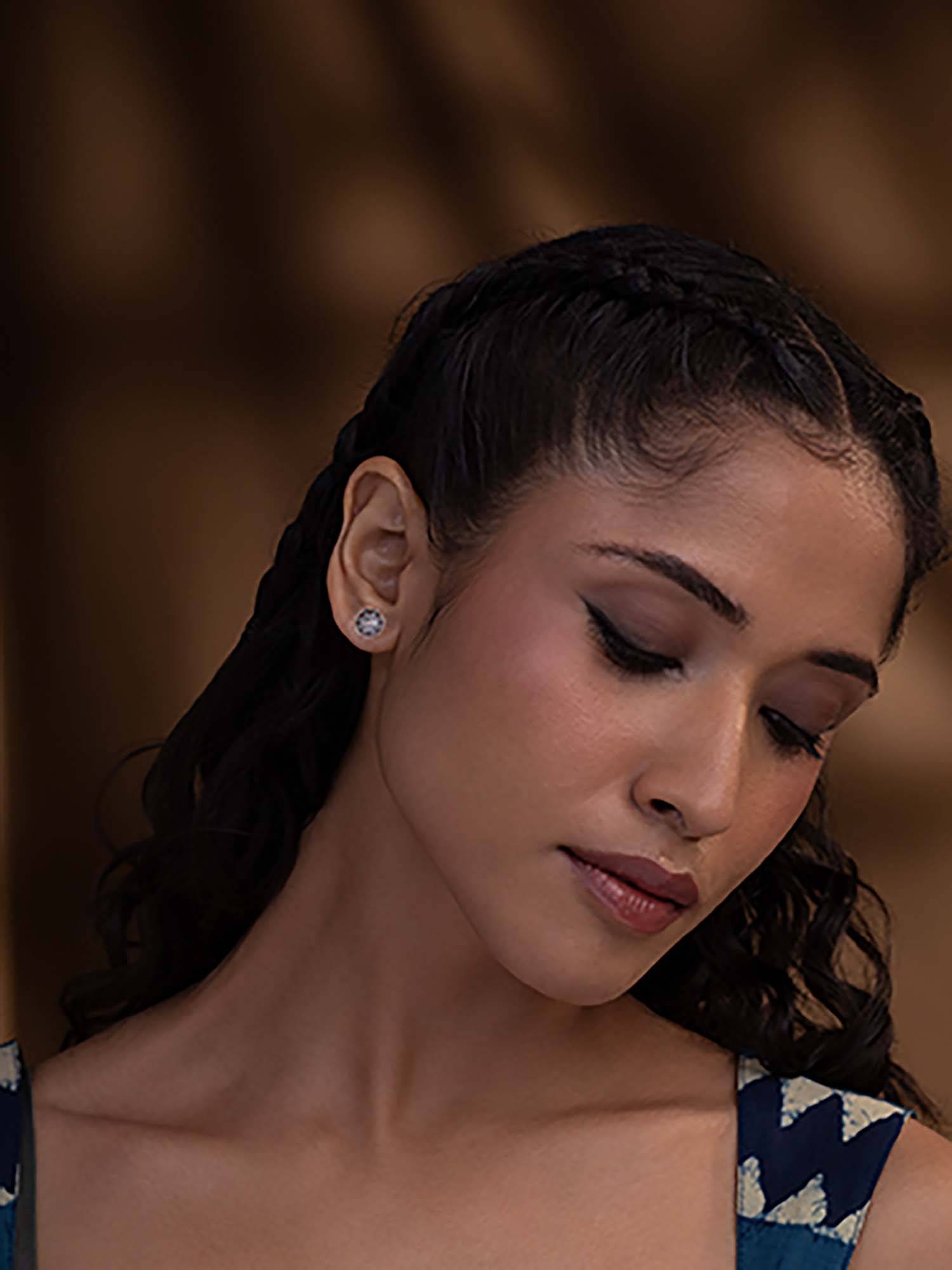 Shaya by CaratLane Umang Stud Earrings in 925 Silver