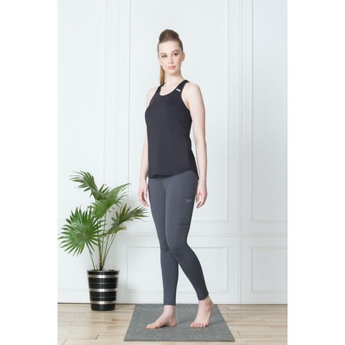 Van Heusen Woman Lingerie and Athleisure Van Heusen Women Proactive Snug  Fit & High Stretch Yoga Pants - Charcoal