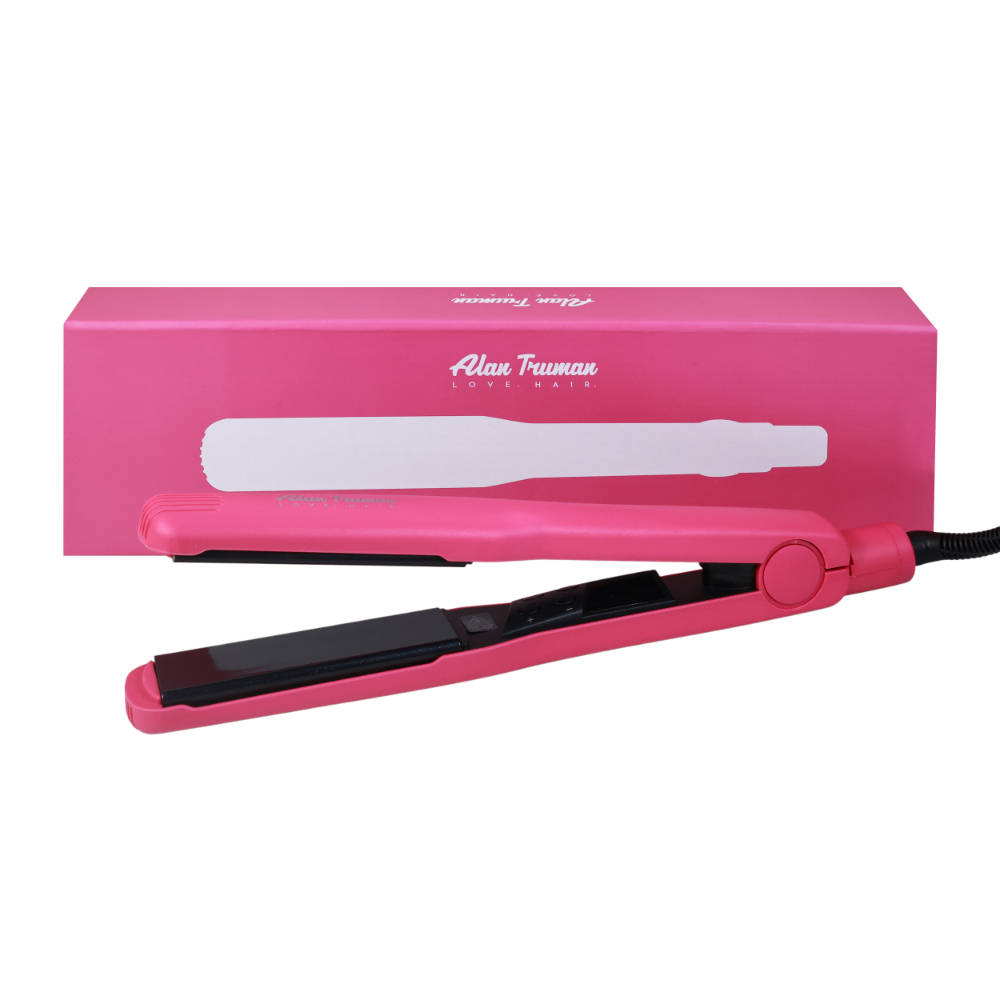 Alan Truman Hot Pink Tourmaline Ceramic Hair Straightener
