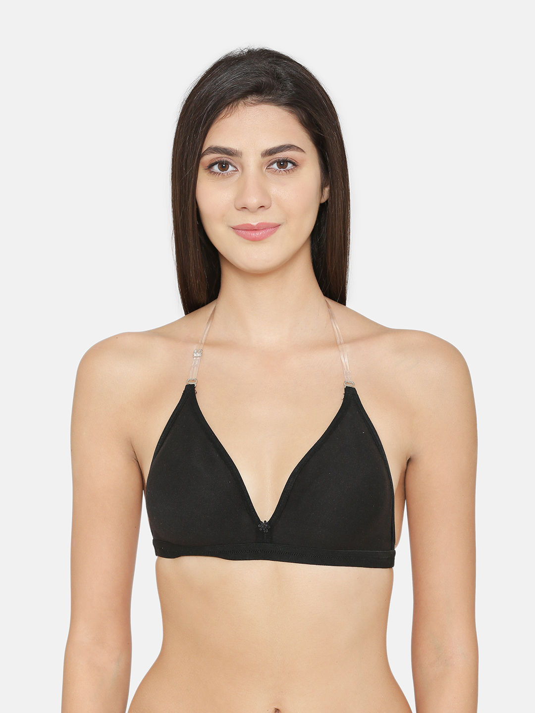 Cotton Blend Non-Padded Black Backless Bra, Size: 28B at Rs 60/piece in  Delhi