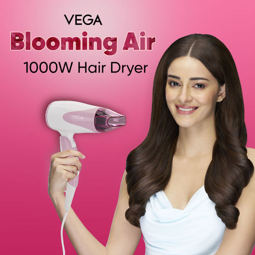 Buy VEGA Blooming Air Foldable 1000-1200 Watts Hair Dryer for