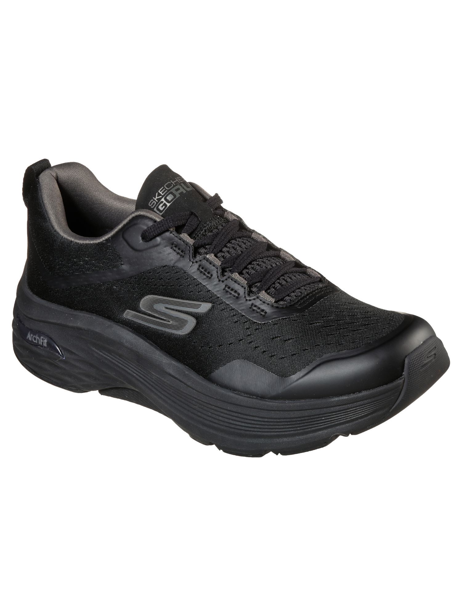 Buy SKECHERS MAX CUSHIONING ARCH FIT BLACK SHOES Online