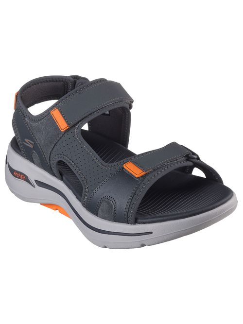 SKECHERS GO WALK ARCH FIT SANDAL-MISSI GREY SANDALS