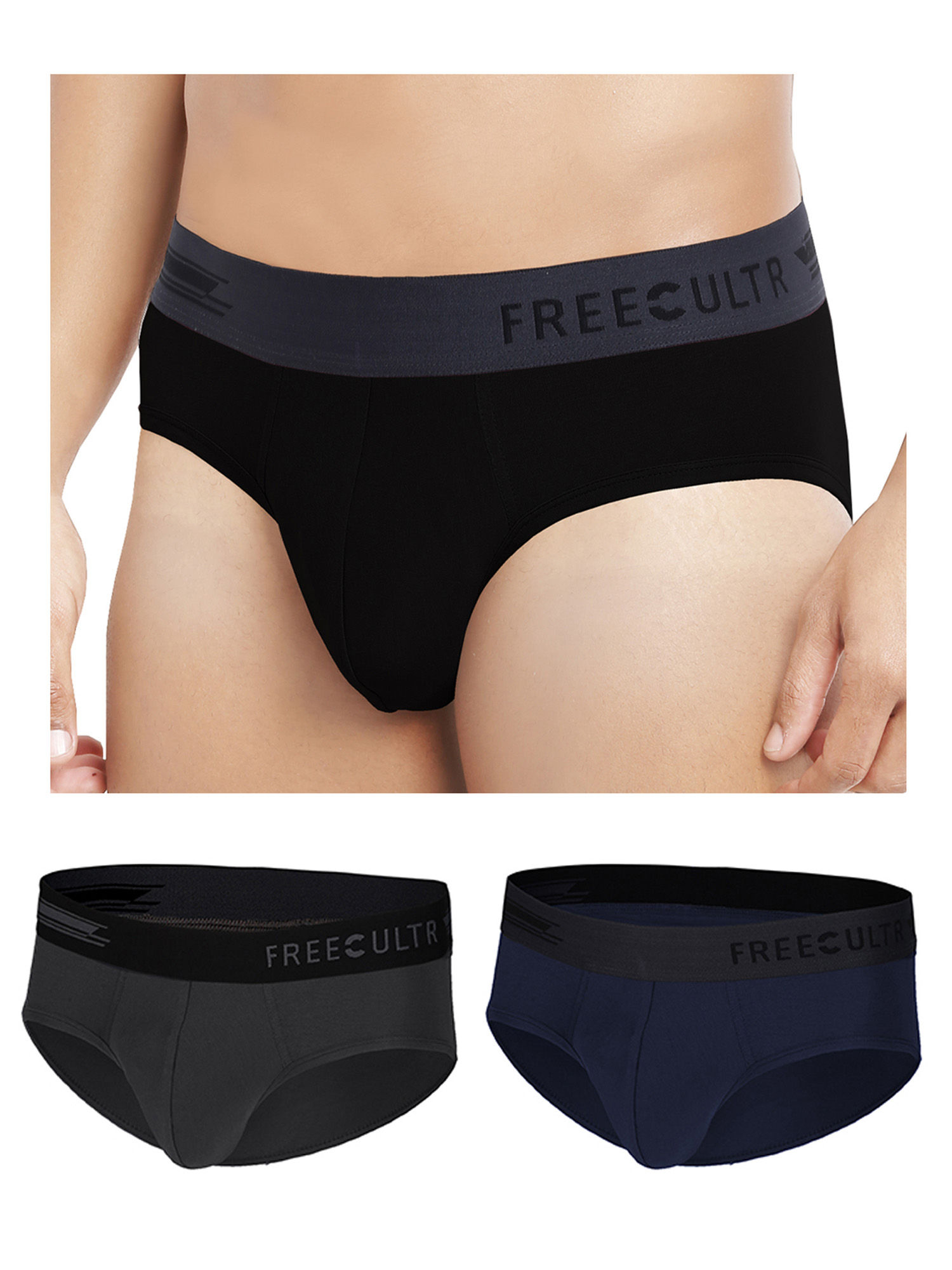 Buy Multi Briefs for Men by Freecultr Online