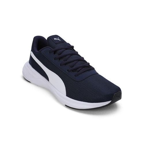 Puma Night Runner V2 Unisex Blue Running Shoes (UK 3)