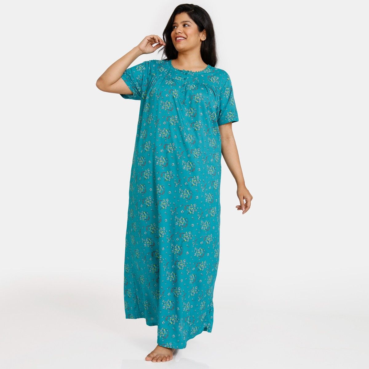 Buy Zivame Mini Me Knit Poly Mom-Kid Mid length Nightdress - Sundried  Tomato at Rs.2090 online | Nightwear online