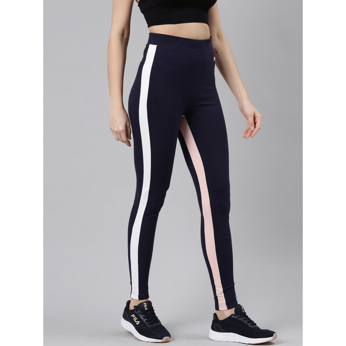 Navy blue fila leggings online