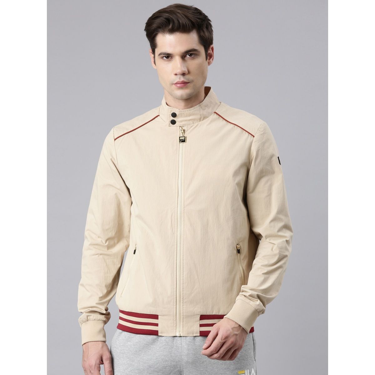 Fila on sale cream jacket