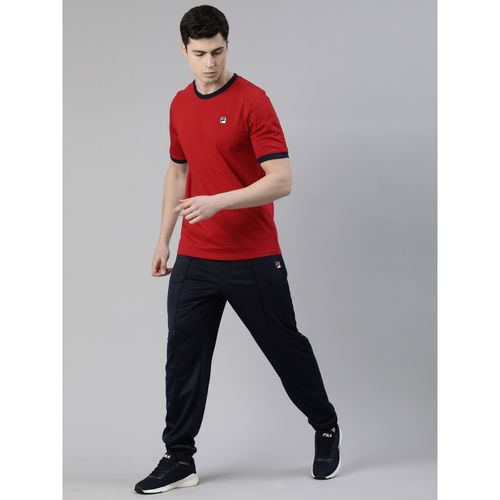 FILA Mens Santos Navy Blue Track Pants (M)