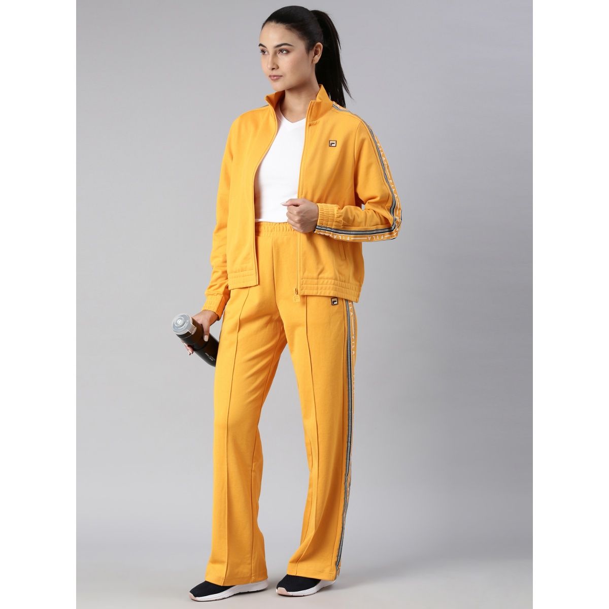 Buy FILA Women Ella Yellow Jacket Online